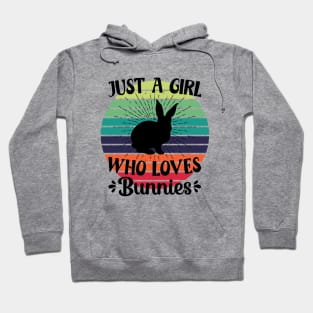 Just a girl who loves Bunnies 2 Hoodie